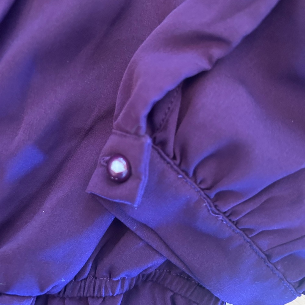Ark & Co Purple Long Sleeve Romper - Picture 6 of 7